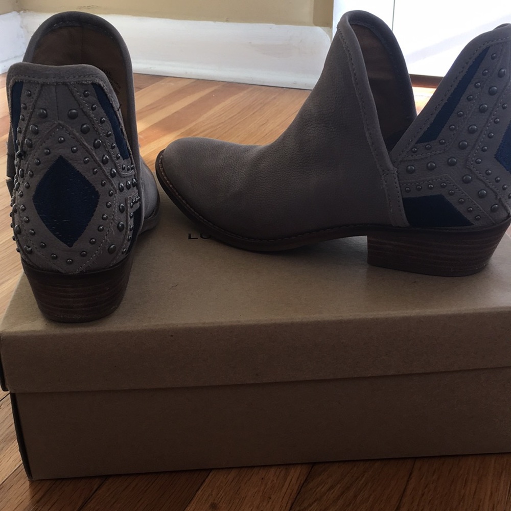 Lucky Brand gray booties *BOGO DEAL!*